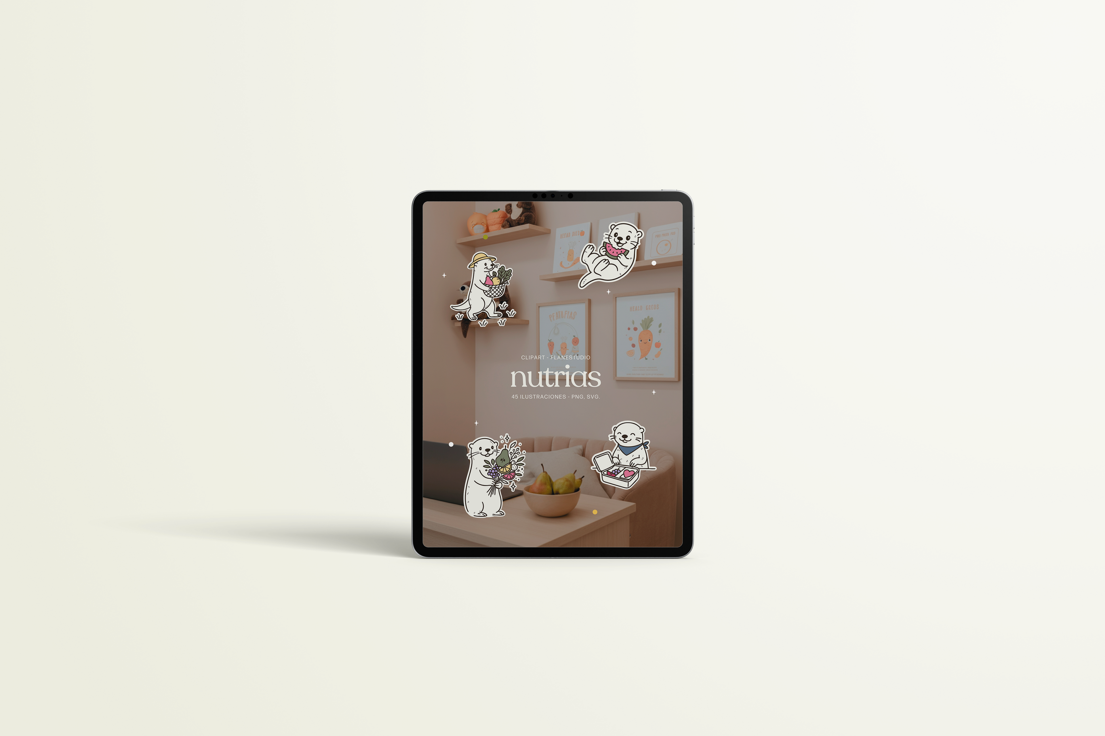 Clipart nutrias